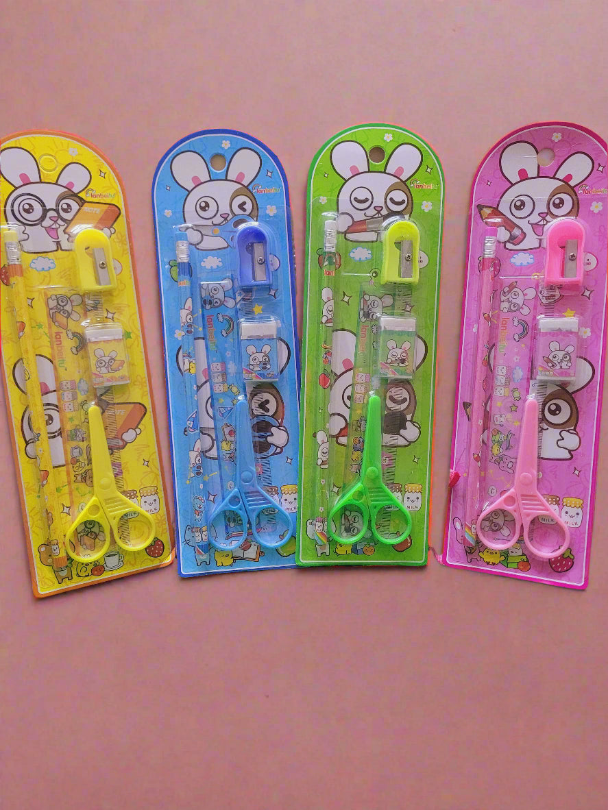 Pack of 6 Rabbit Stationery Sets