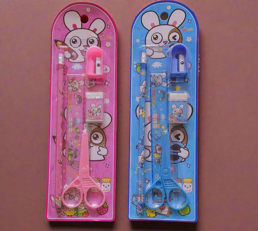 Pack of 6 Rabbit Stationery Sets