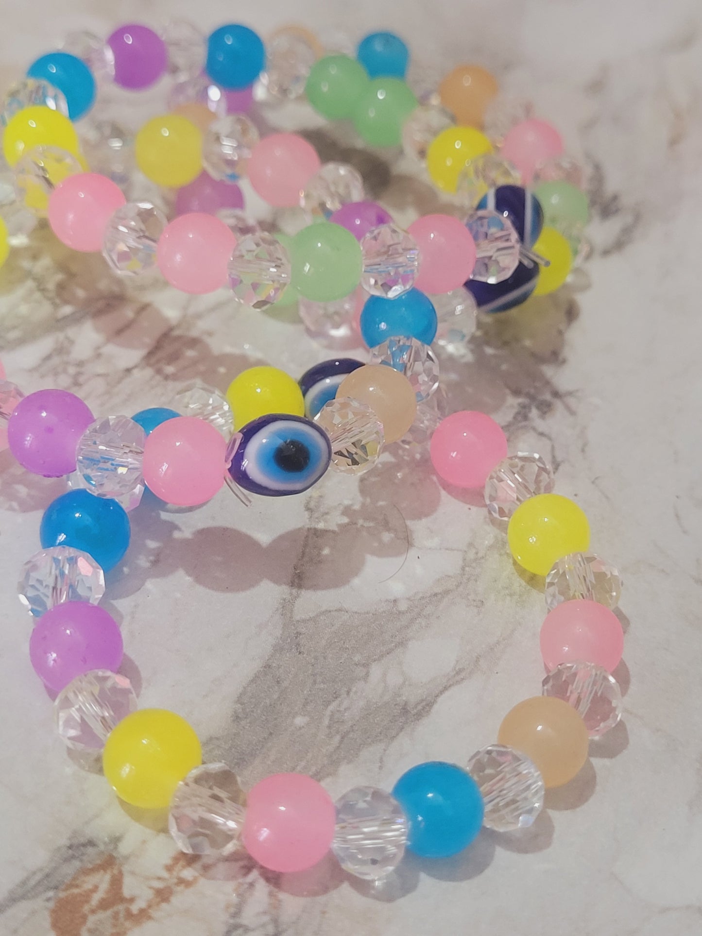 Evil Eye Beads Bracelet