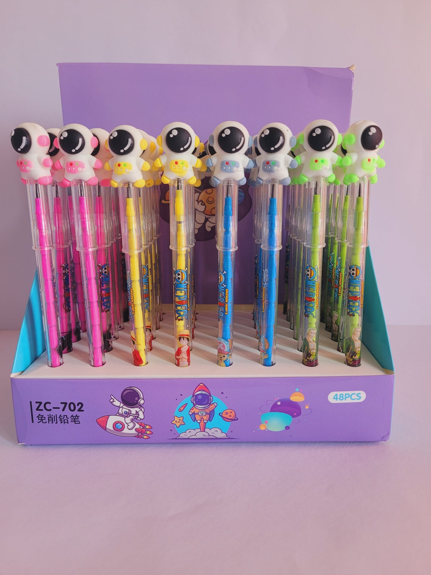 Pack of 6 Astronaut Bullet Pencils