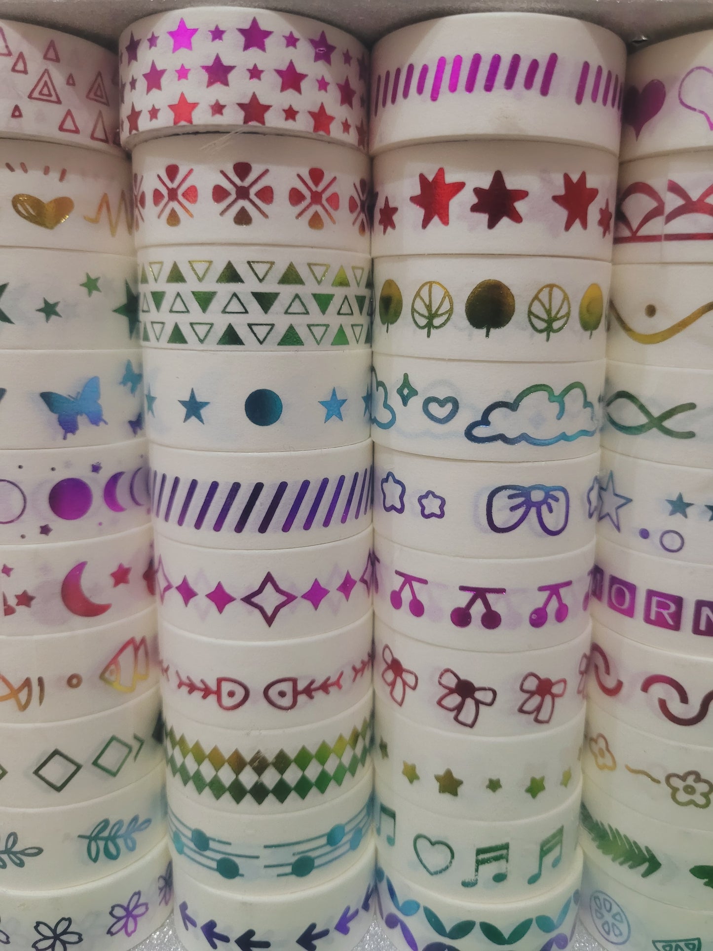 Washi Tape With Hot Foil Stamping