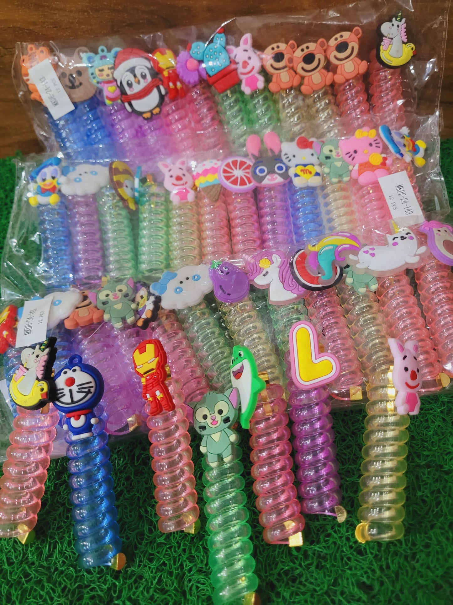 Pack of 5 Telephone Wire Hair Band For Kids