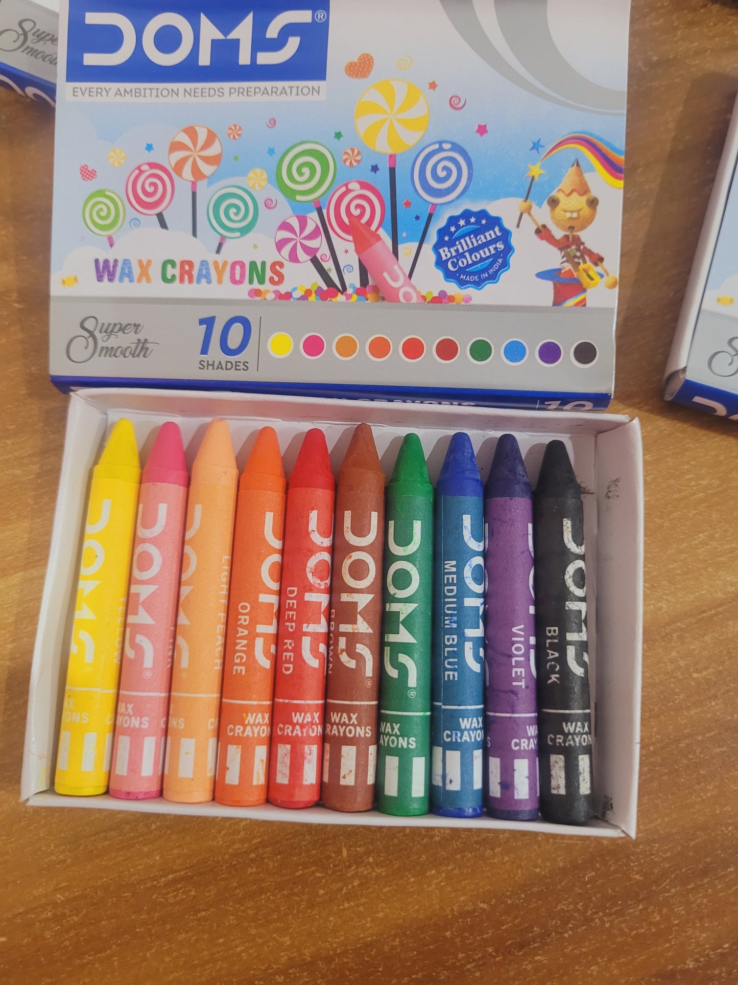 Doms Wax Crayons For Kids