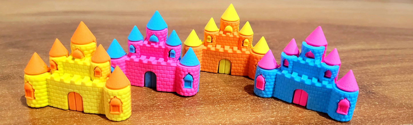 3D Castle Eraser For Kids