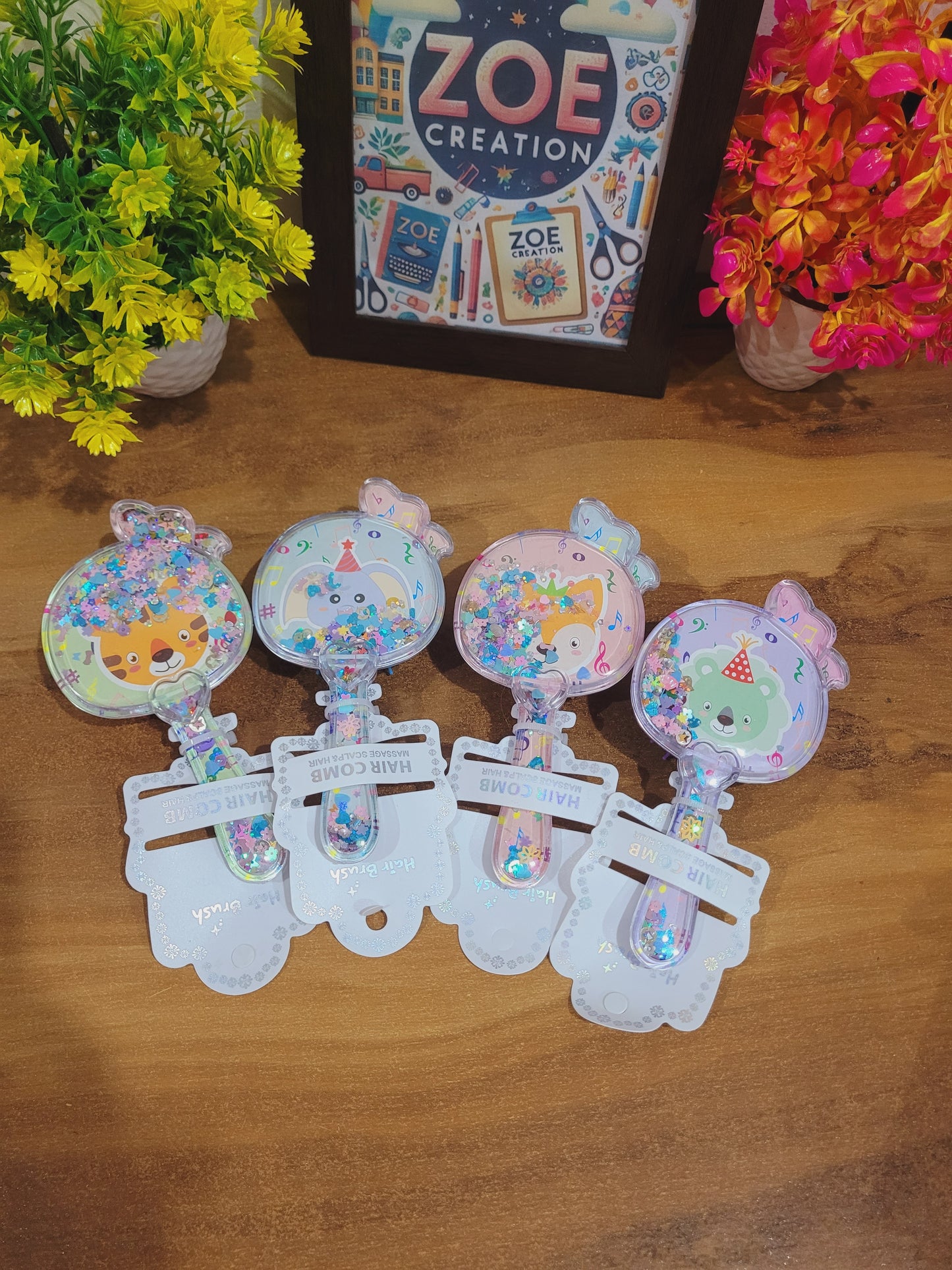 Animal Themed Hairbrush For Kids