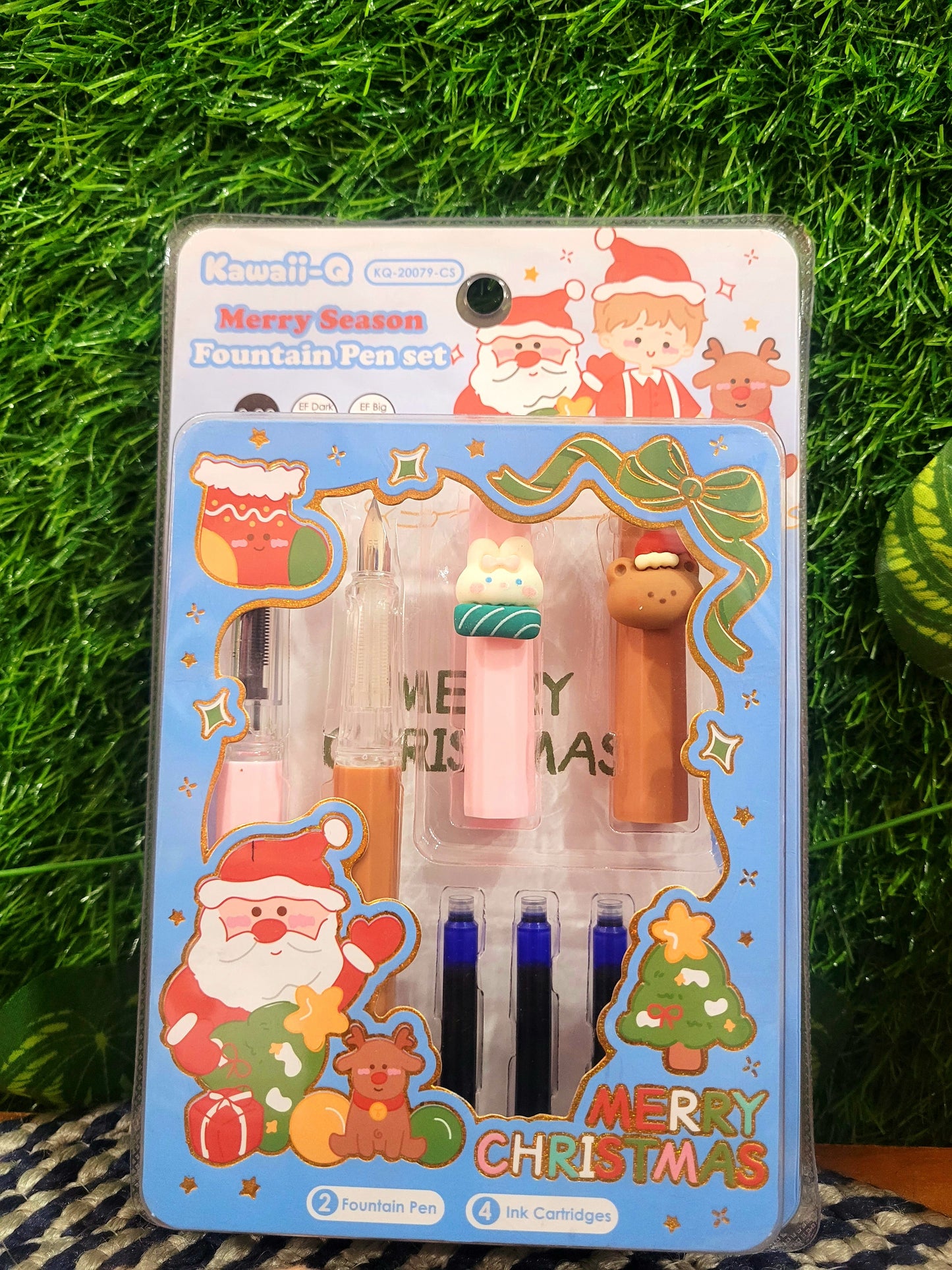Christmas Themed Fountain Pen Set
