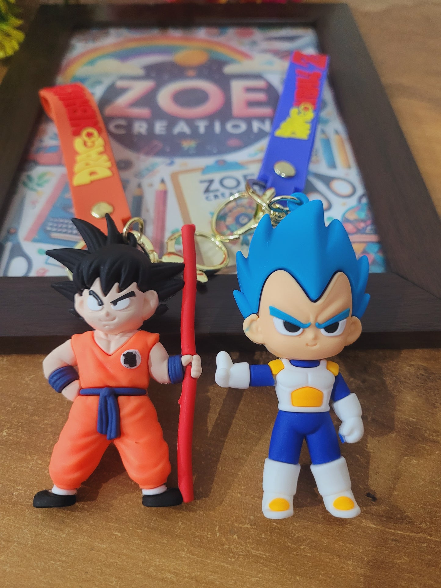 Goku & Vegeta- Dragonball Keychain