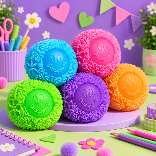 Fuzz Ball Squishy Stress Ball
