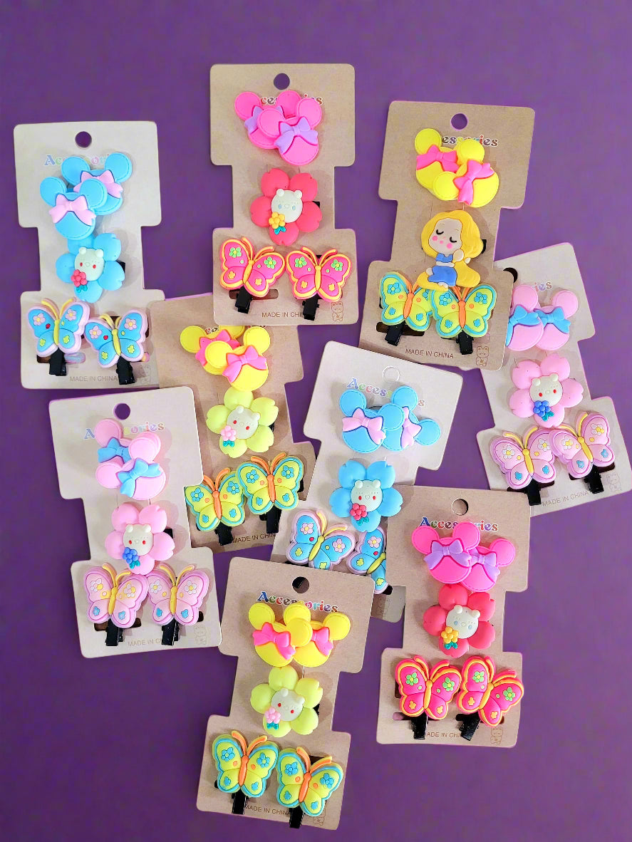 Beautiful Hair Accessories Card For Kids