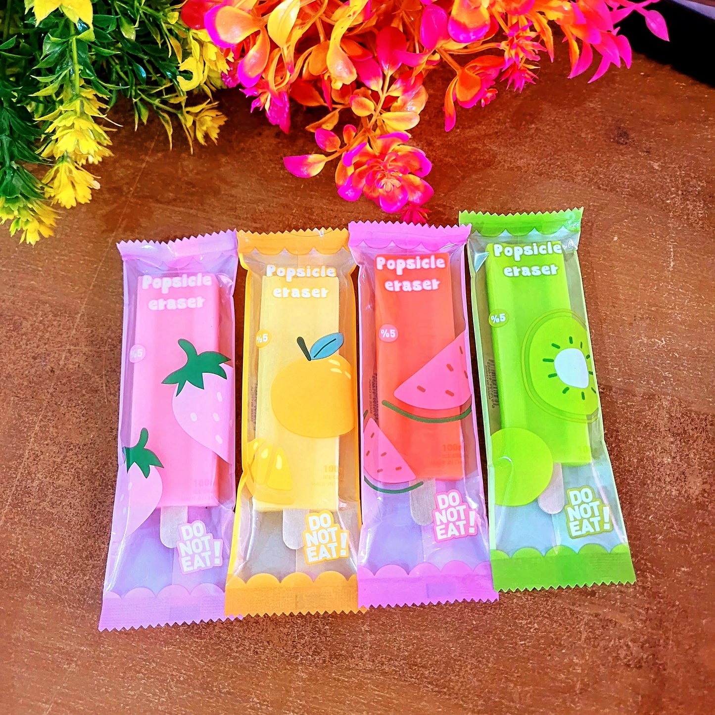 Fruit Popsicle Eraser