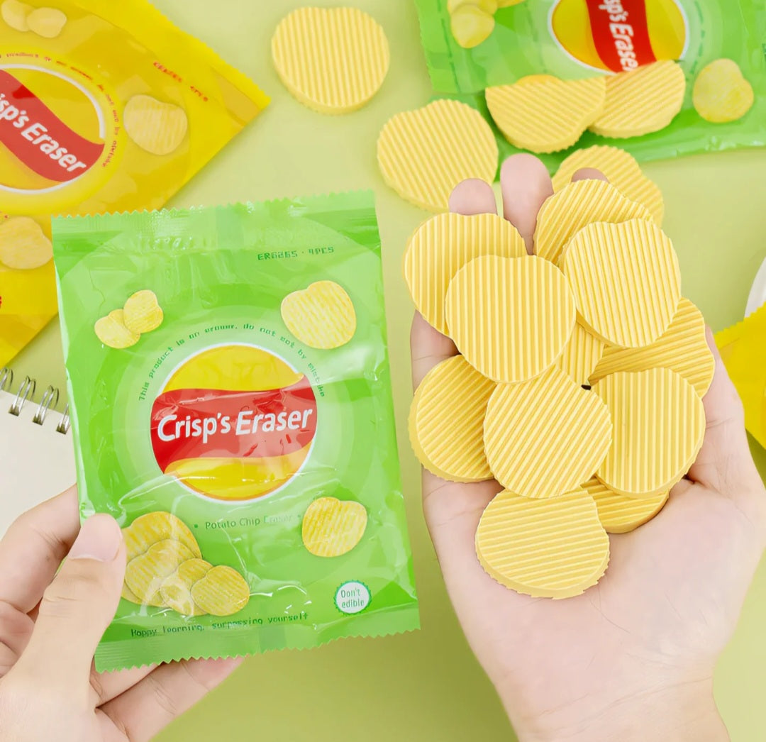 Potato Chips Eraser-1 Pack