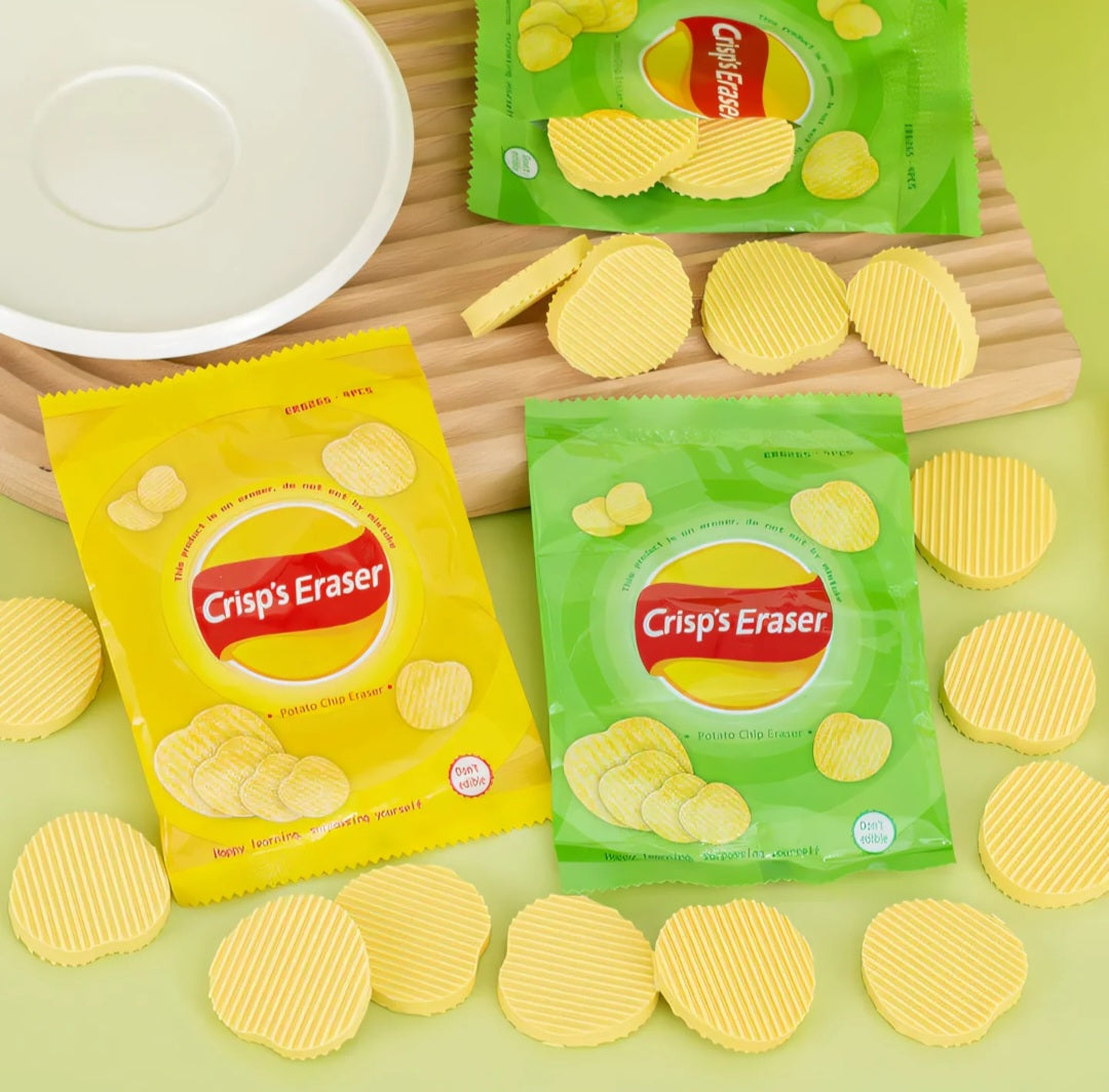 Potato Chips Eraser-1 Pack