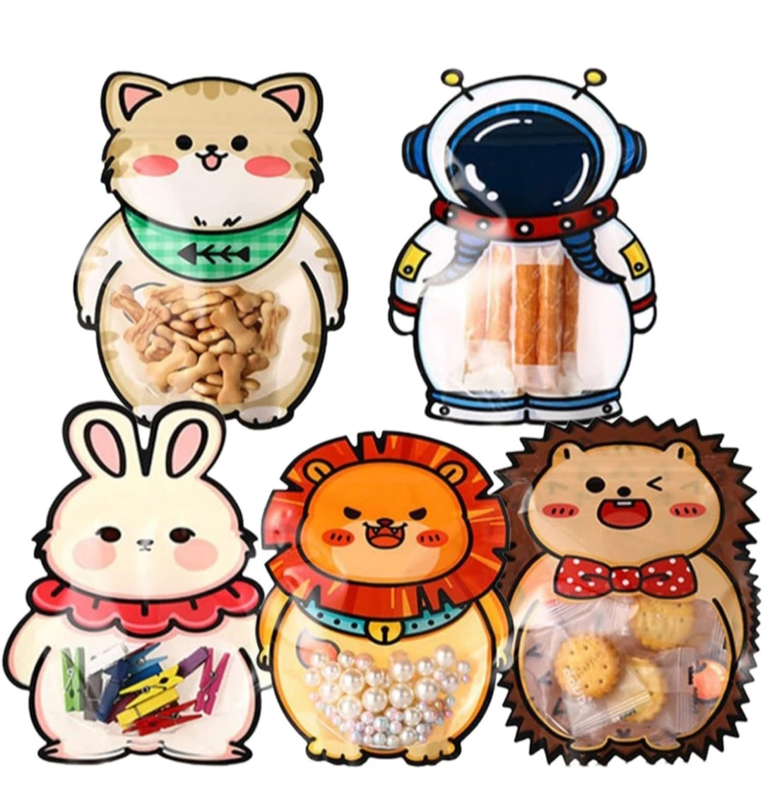 Animal Candy Pouch-6 Pcs