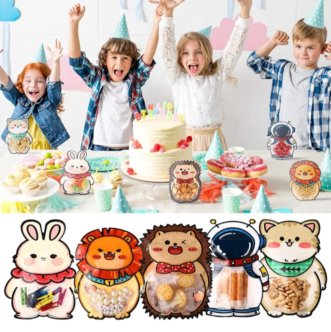Animal Candy Pouch-6 Pcs
