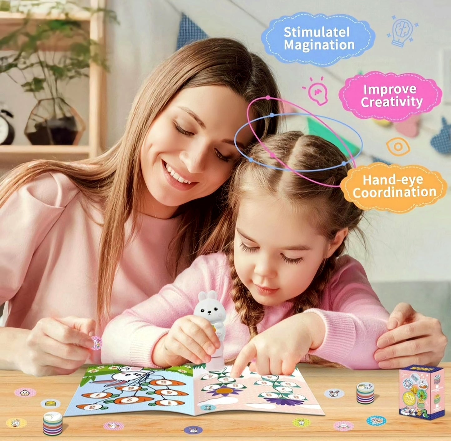 Velcro Compression Mold Toy With Stamp And Stickers