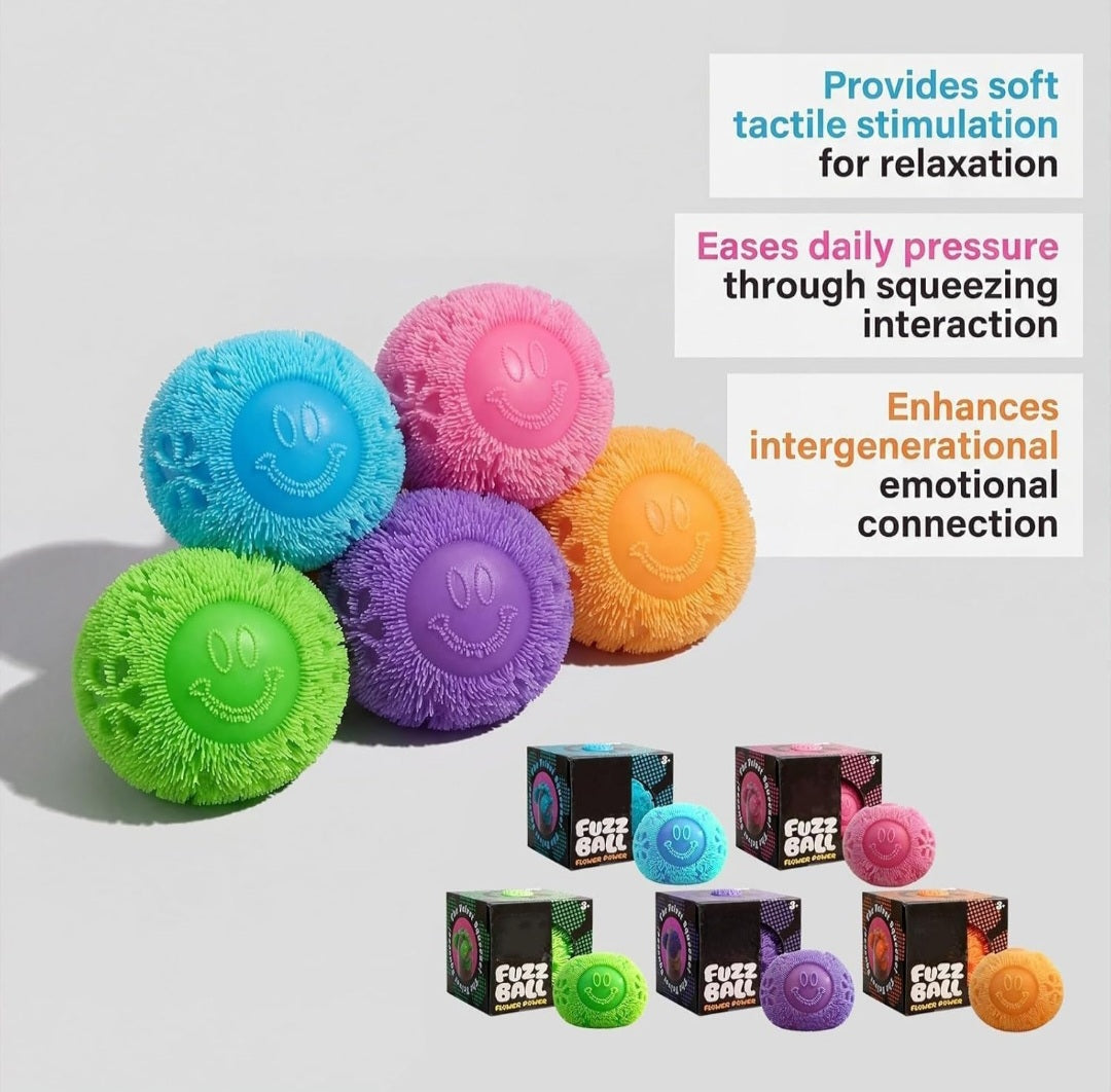 Fuzz Ball Squishy Stress Ball