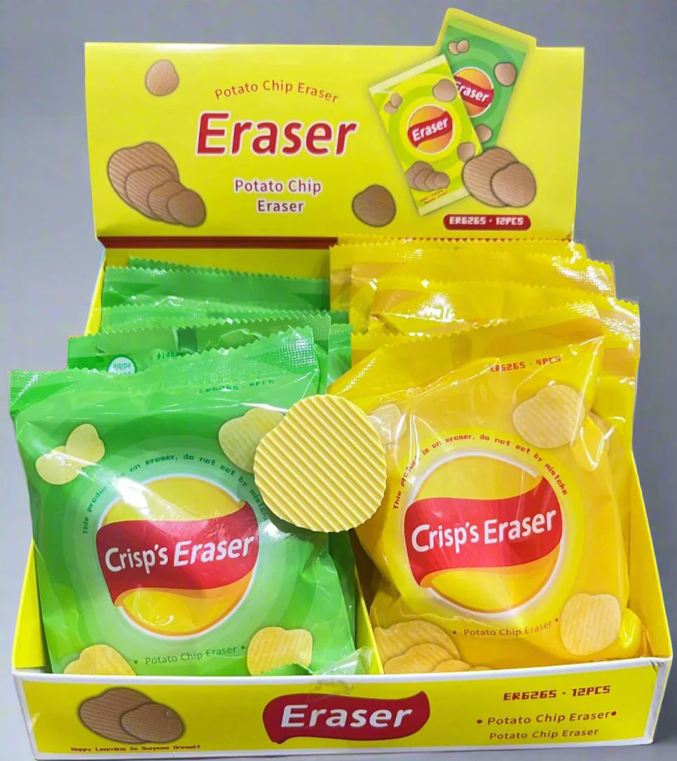 Potato Chips Eraser-1 Pack