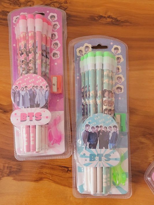 BTS Pencils Set