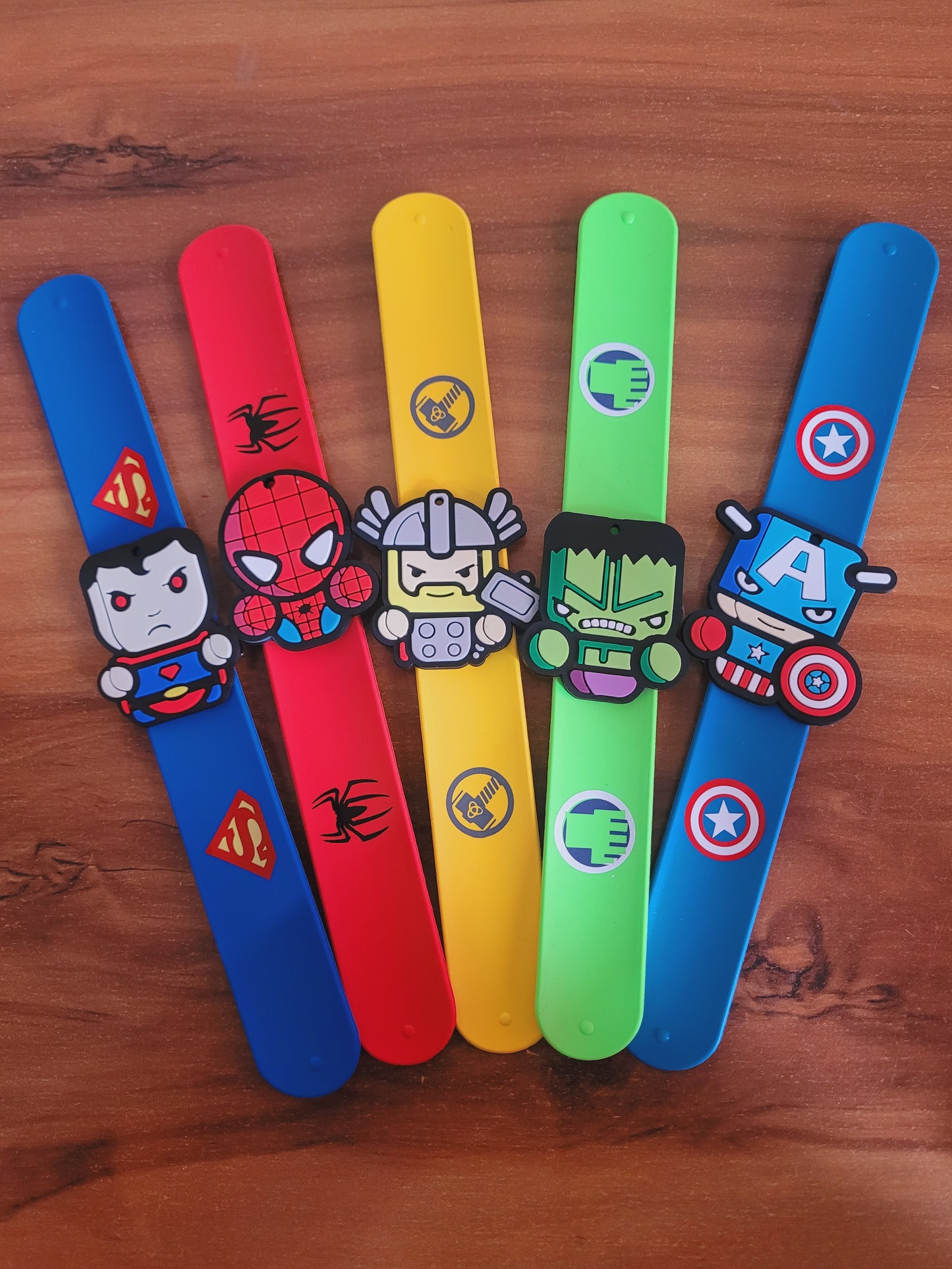 Superhero Slap/Snap Bands