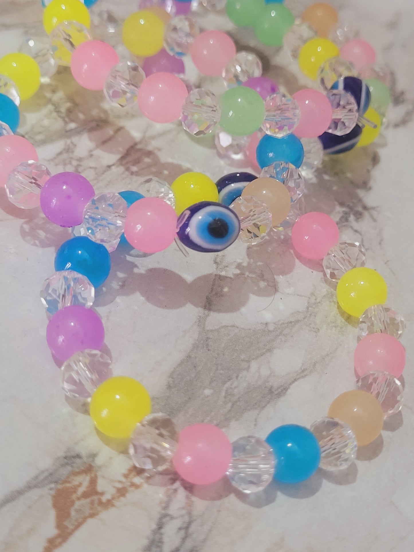 Evil Eye Beads Bracelet