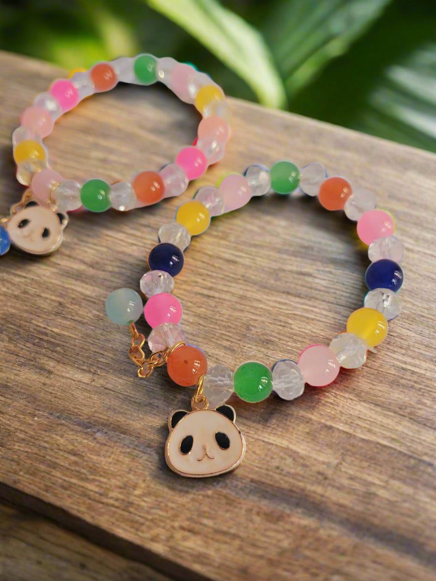 Panda Beads Bracelets For Kids