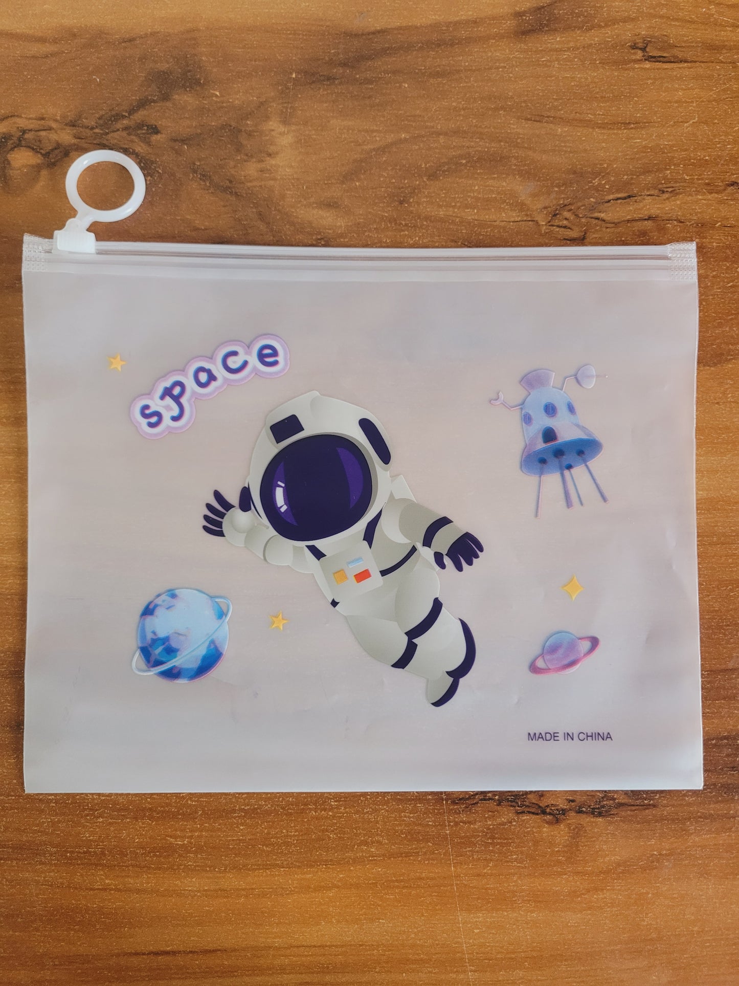 Space/Astronaut Transparent Pouch