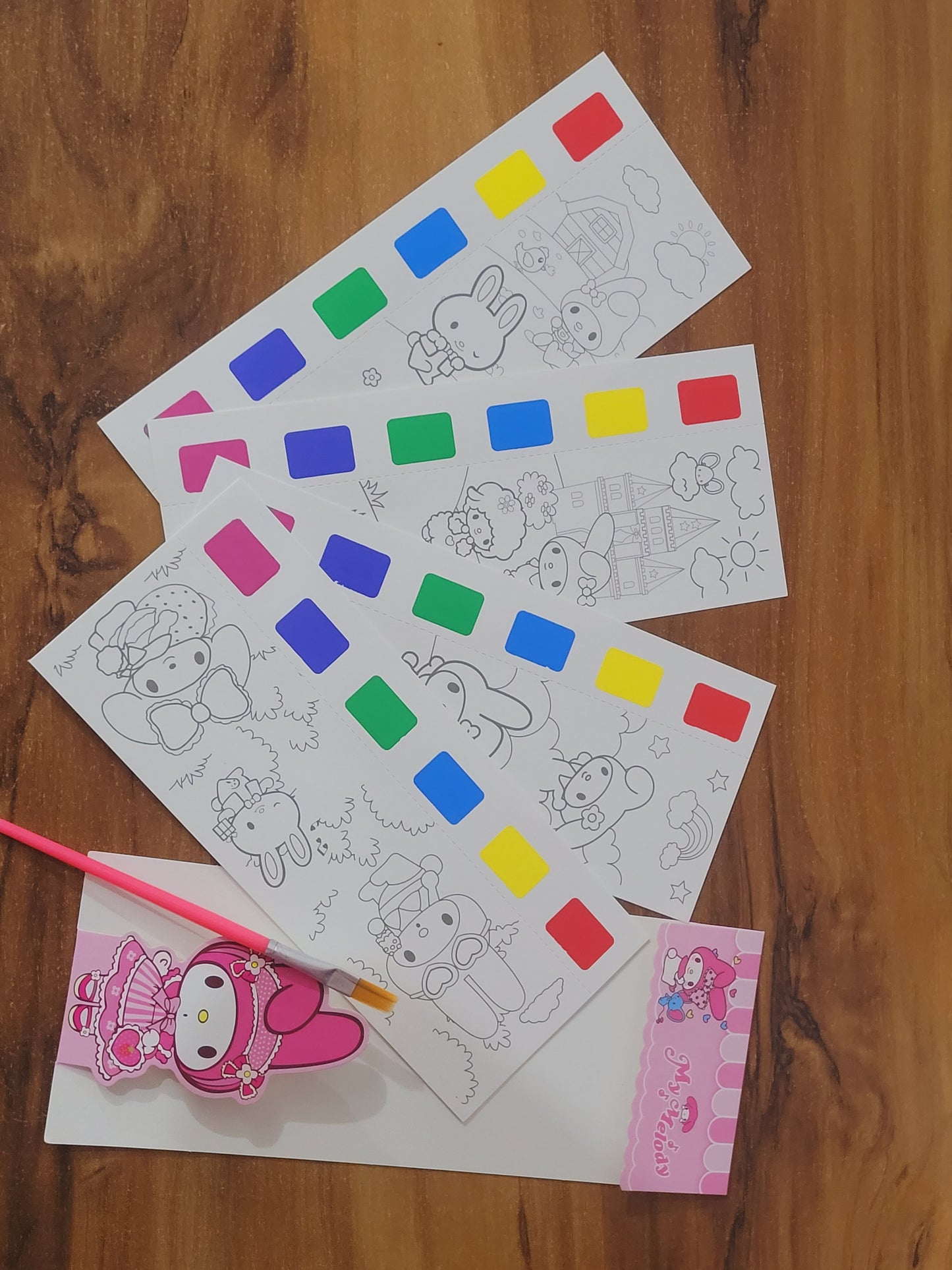 Kuromi Water Color Booklets