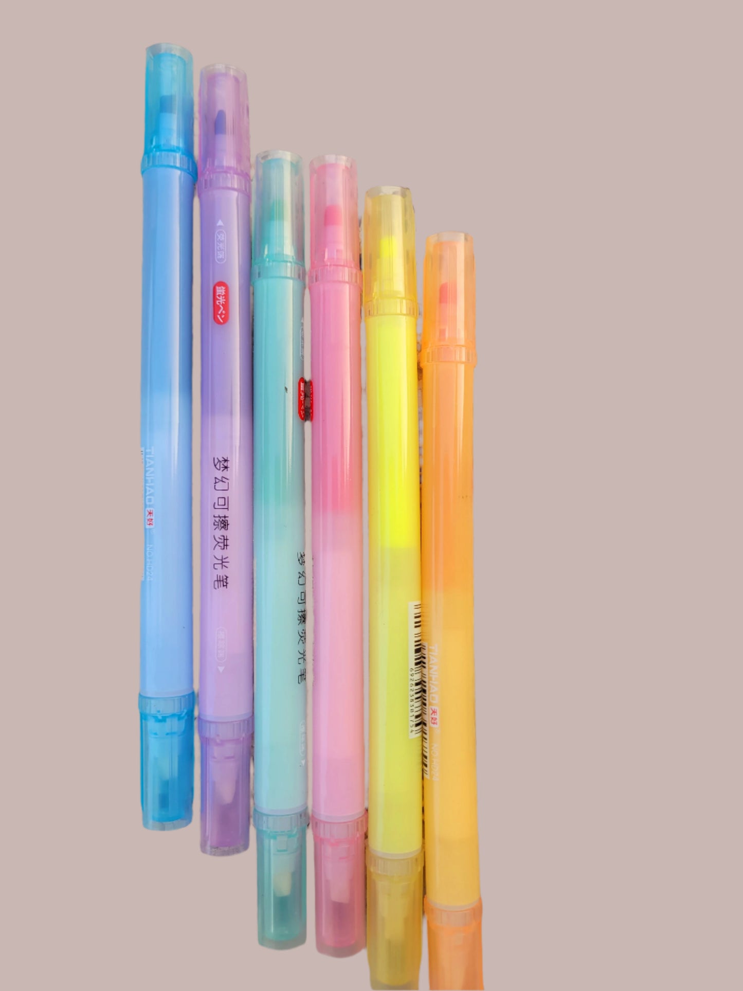 Pack Of 6 Erasable Highlighters