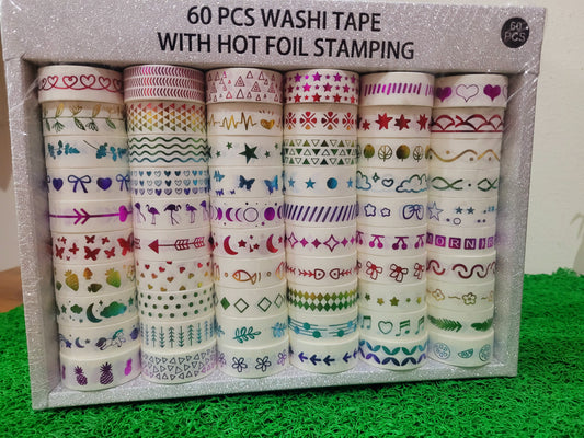 Washi Tape With Hot Foil Stamping Full Box