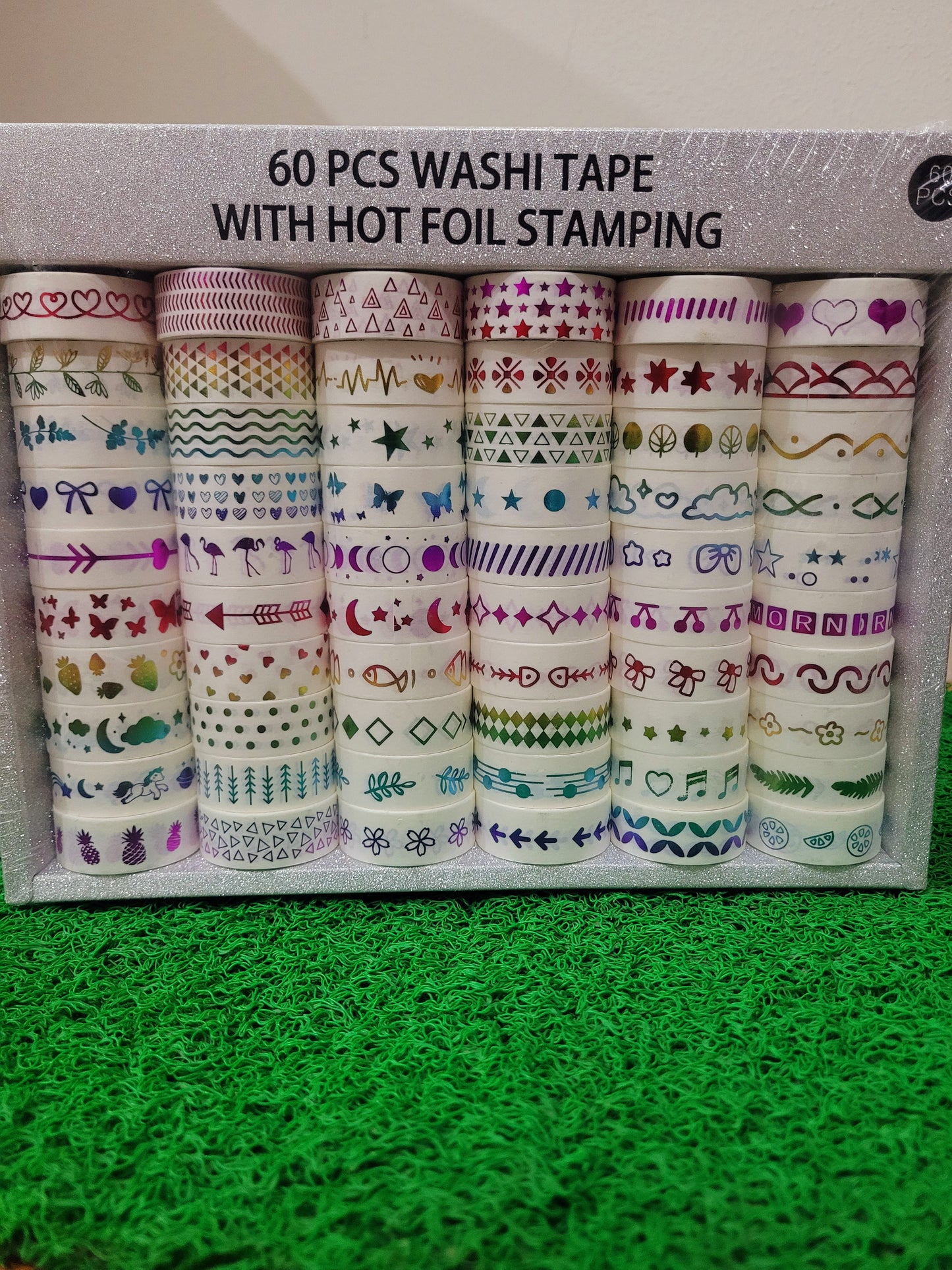 Washi Tape With Hot Foil Stamping Full Box