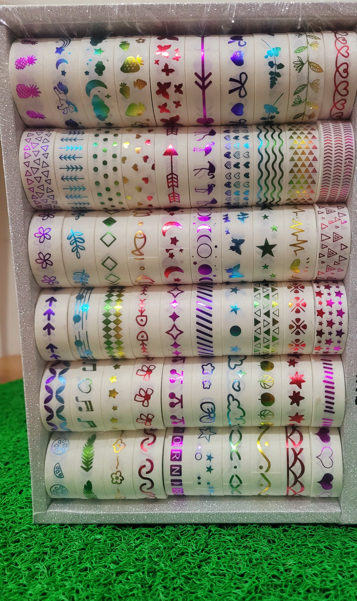 Washi Tape With Hot Foil Stamping Full Box