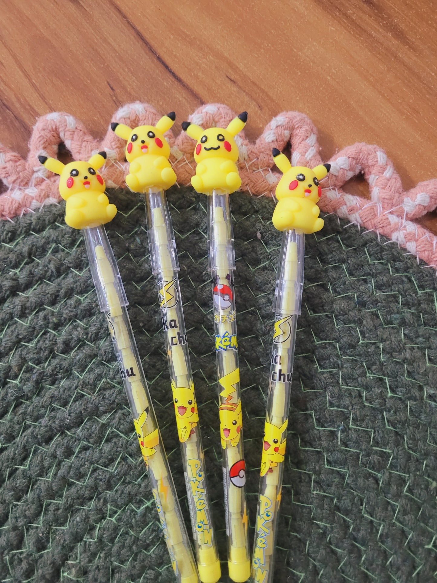 Pack of 4 Pikachu Bullet Pencils