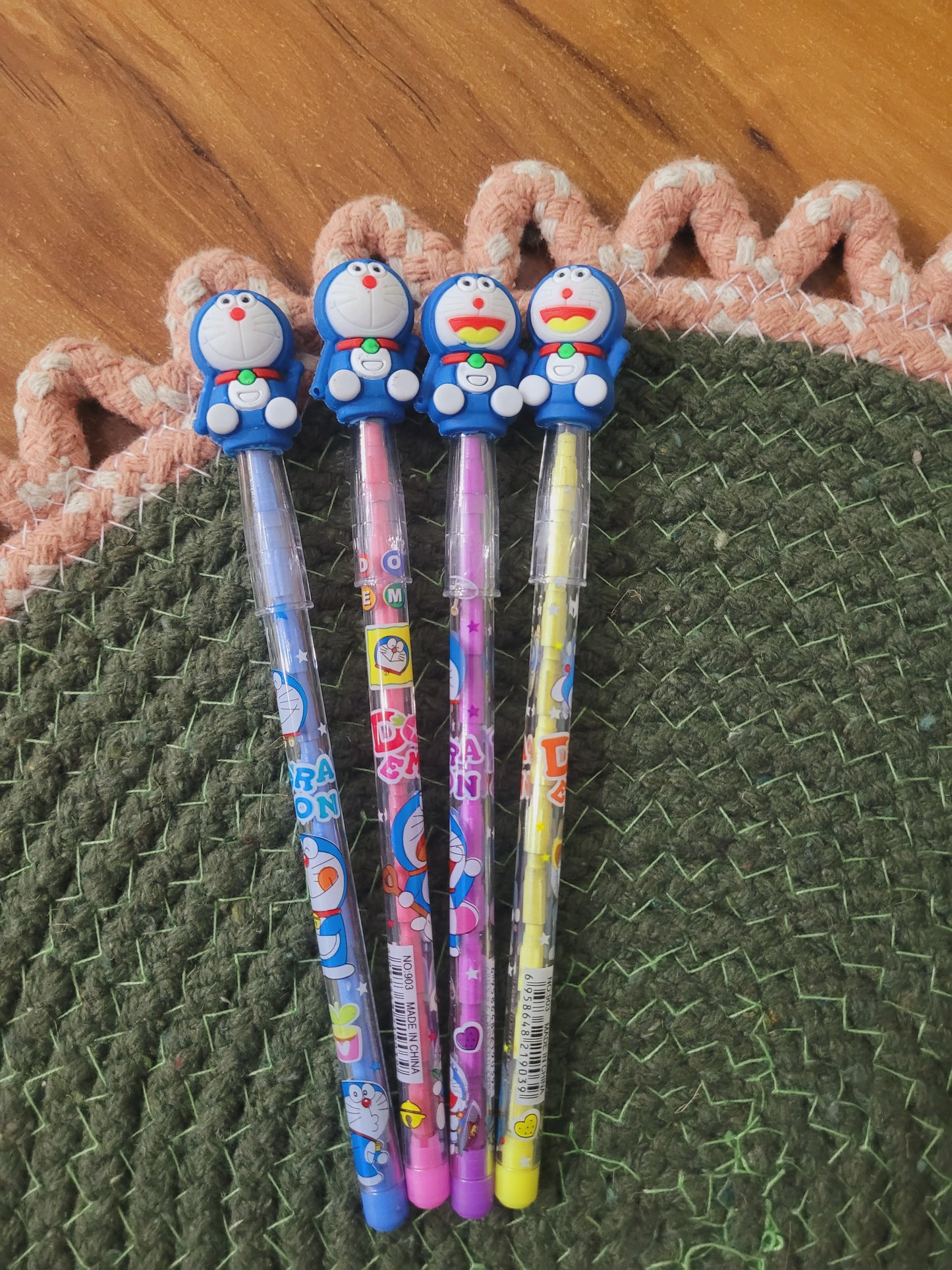 Pack of 3 Doraemon bullet pencils