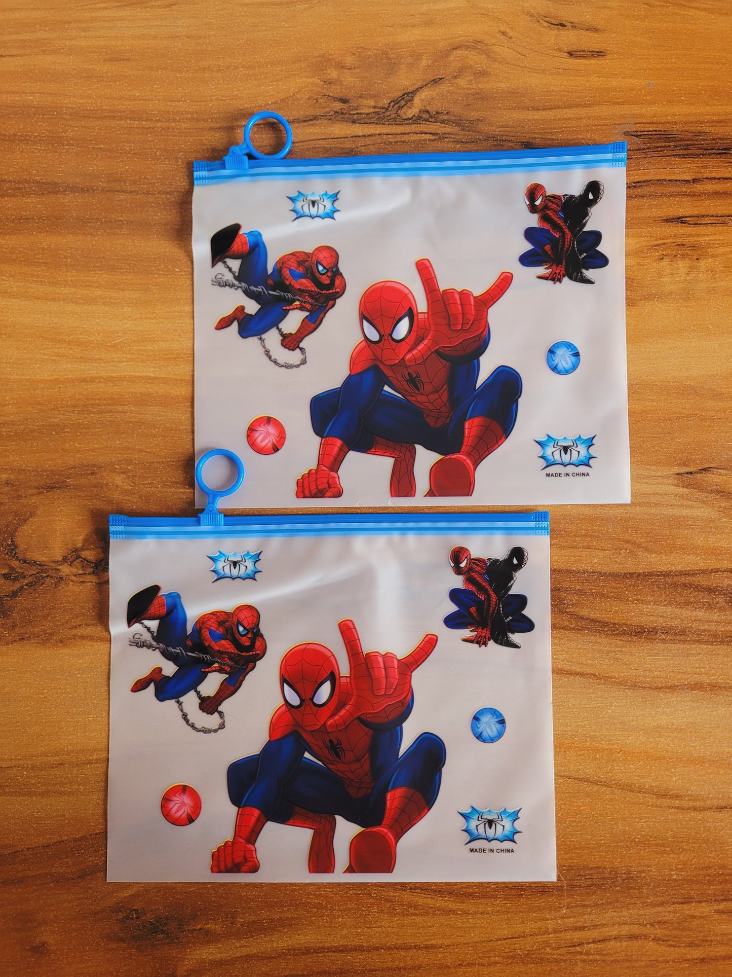 Spiderman Transparent Ziplock Pouch