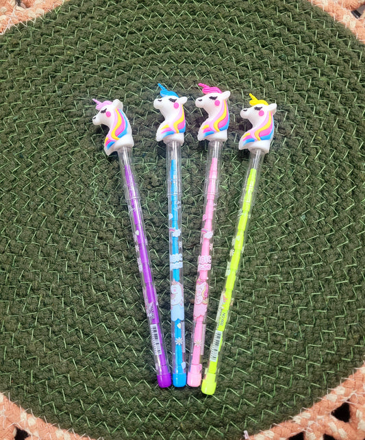 Pack Of 6 Unicorn Bullet Pencils