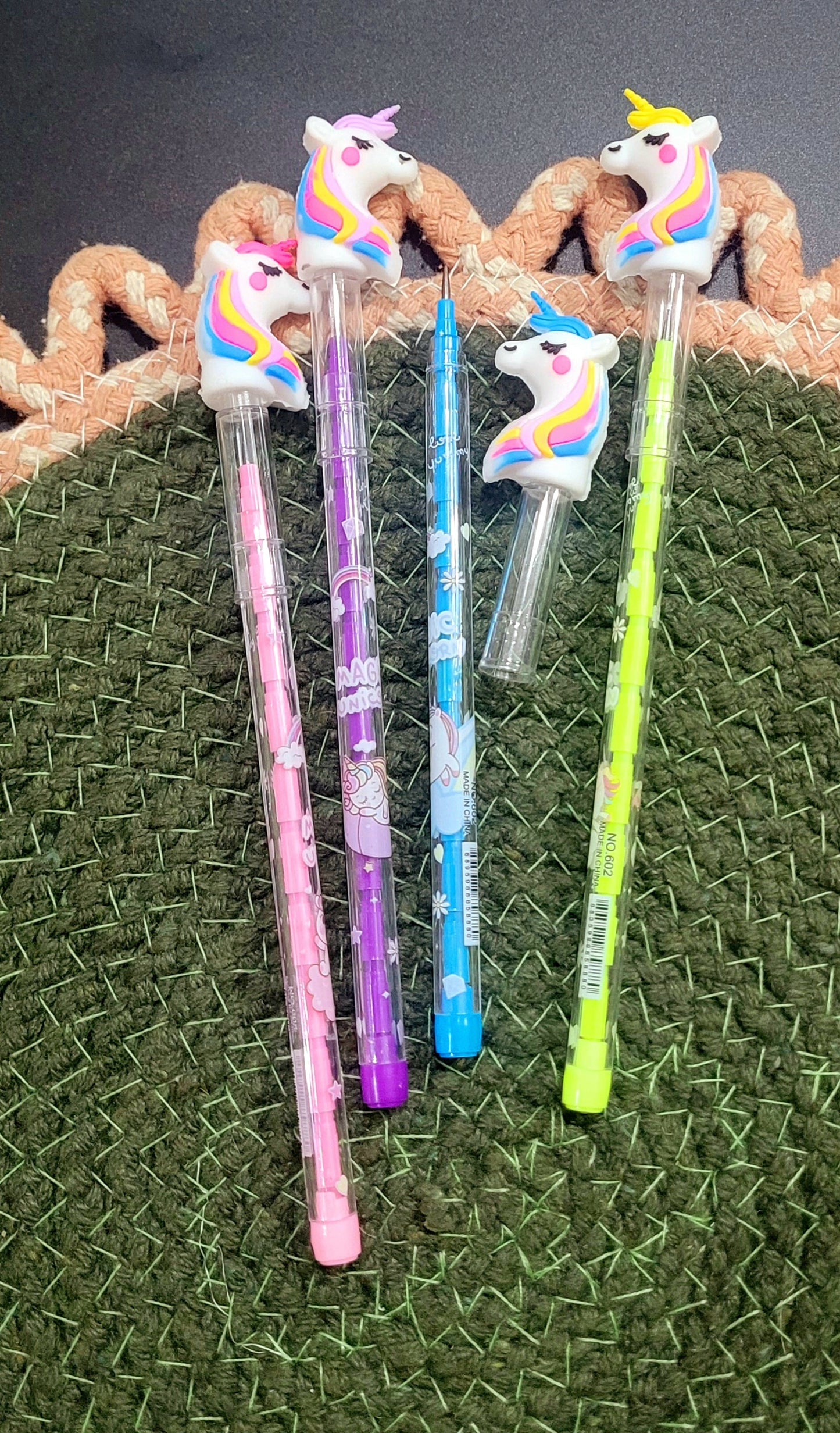 Pack Of 6 Unicorn Bullet Pencils