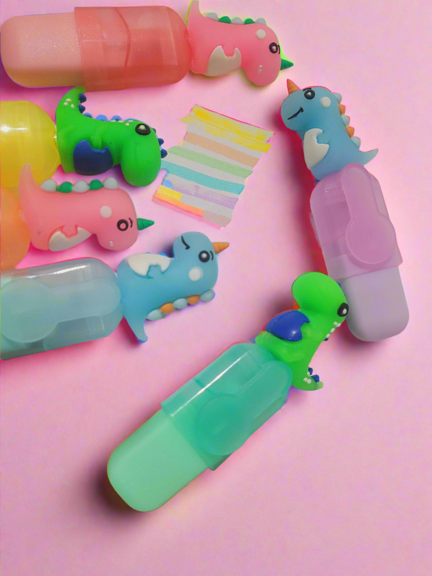 Dinosaur Highlighters-Pack of 6