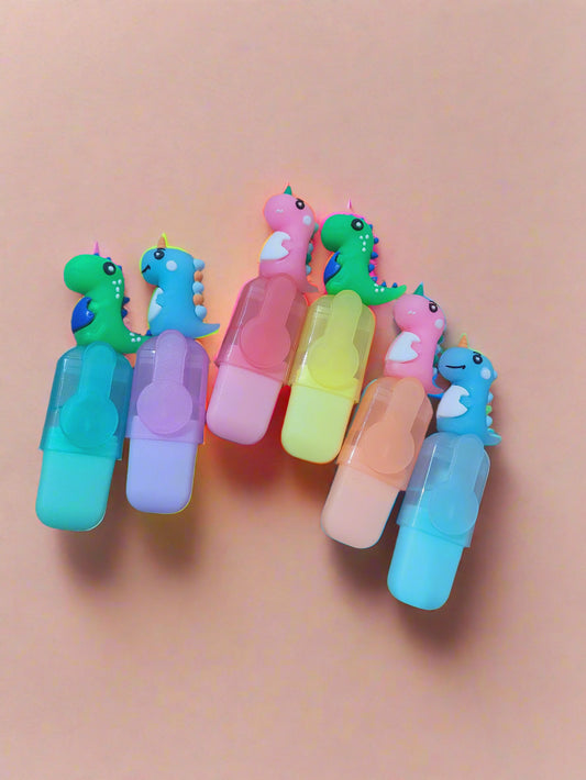 Dinosaur Highlighters-Pack of 6