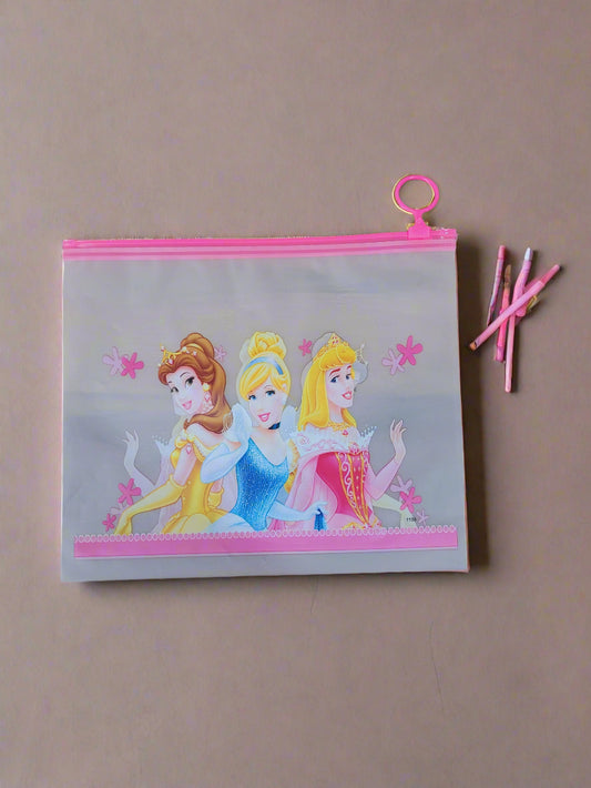 Disney Princess Transparent Ziplock Pouch