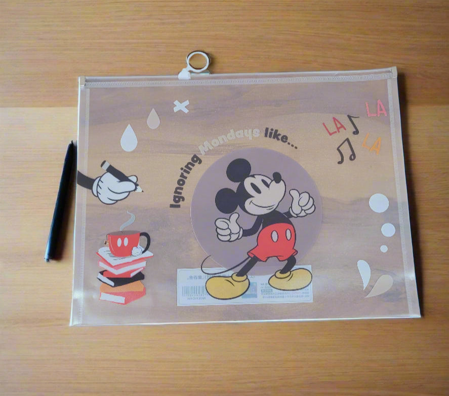 Mickey Mouse Ziplock Folder