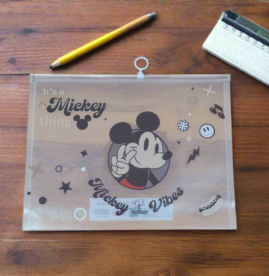 Mickey Mouse Ziplock Folder