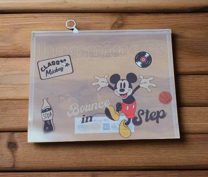 Mickey Mouse Ziplock Folder