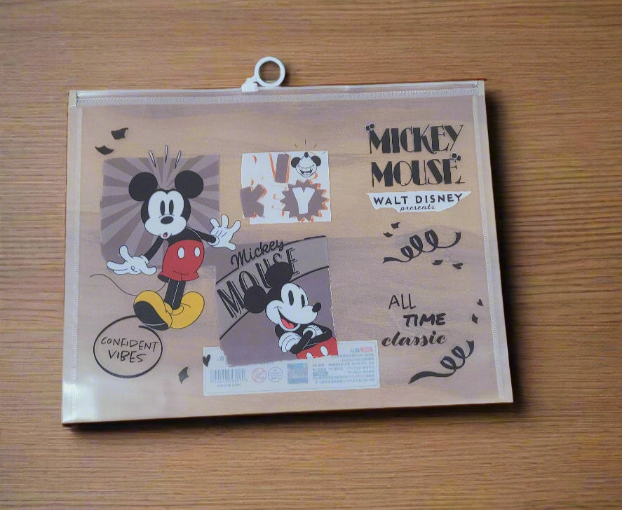 Mickey Mouse Ziplock Folder