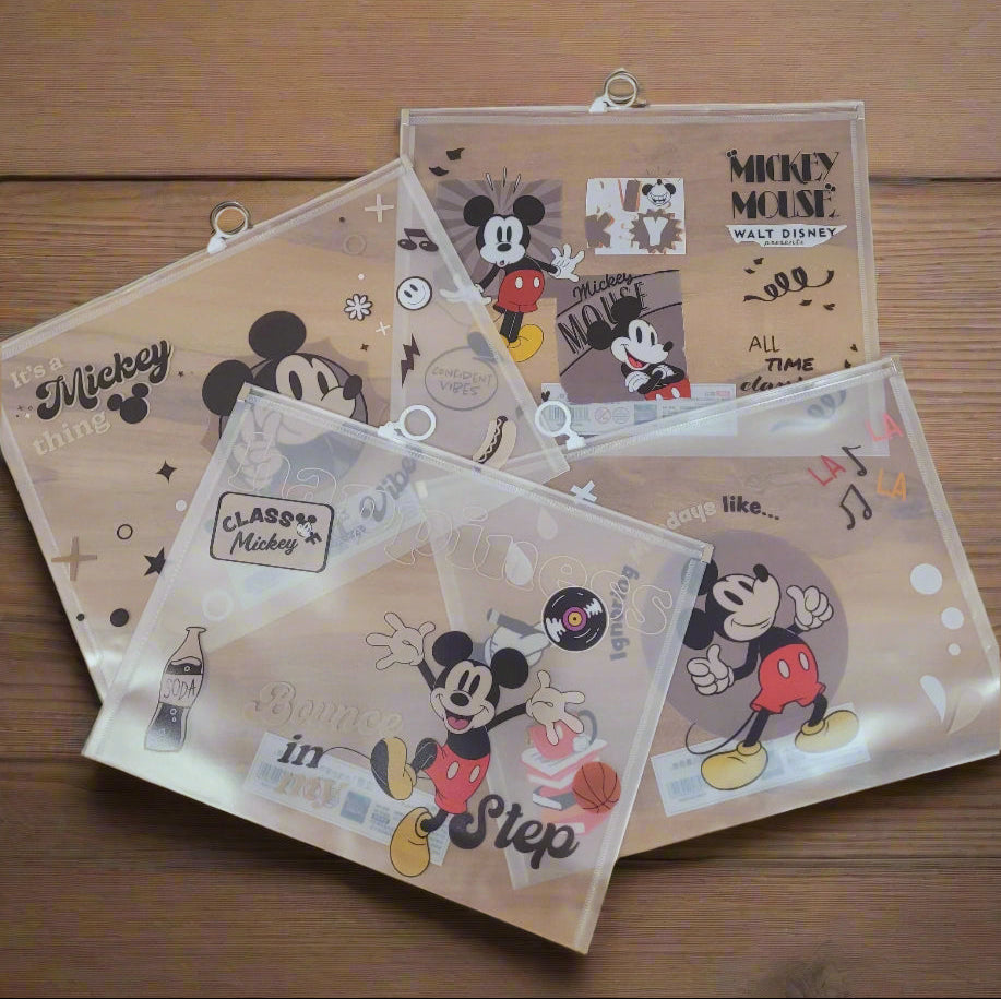 Mickey Mouse Ziplock Folder