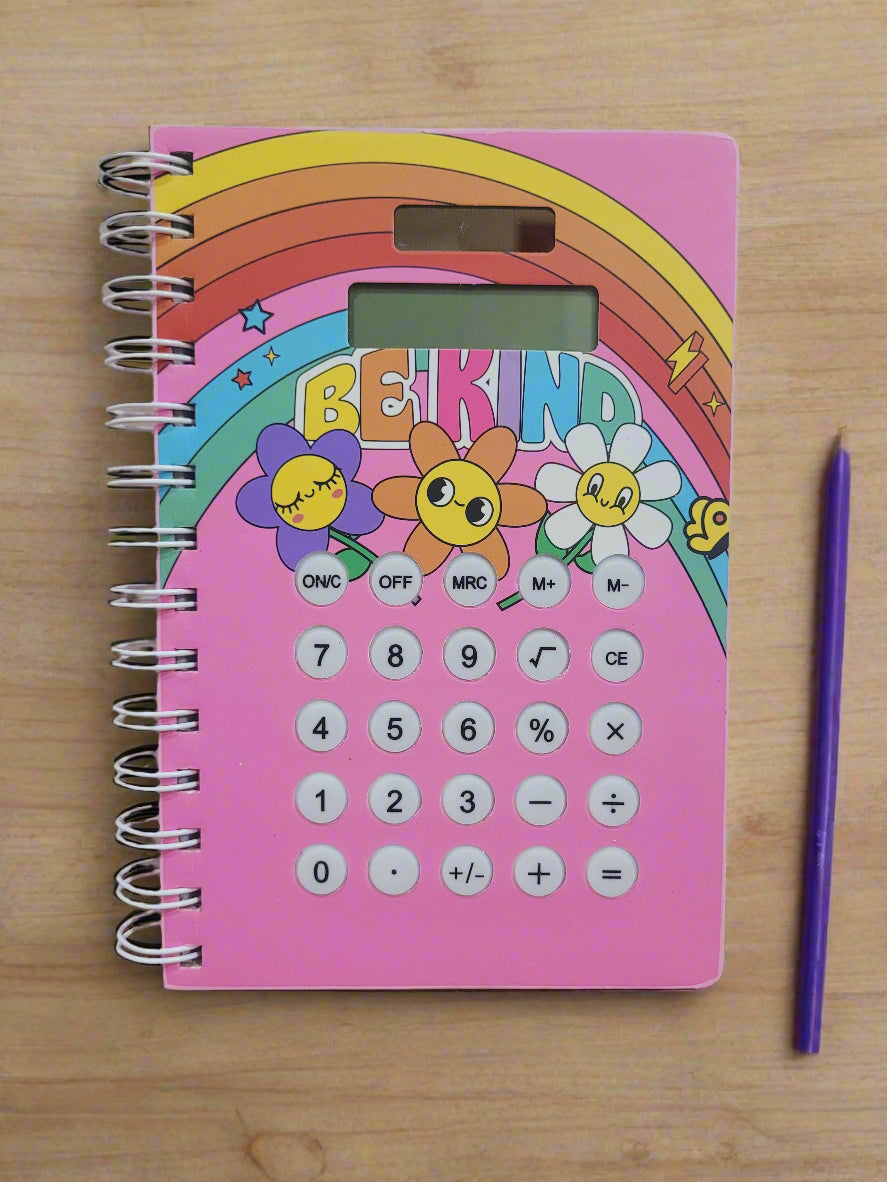 Calculator Spiral Notebook