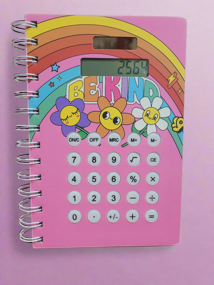 Calculator Spiral Notebook