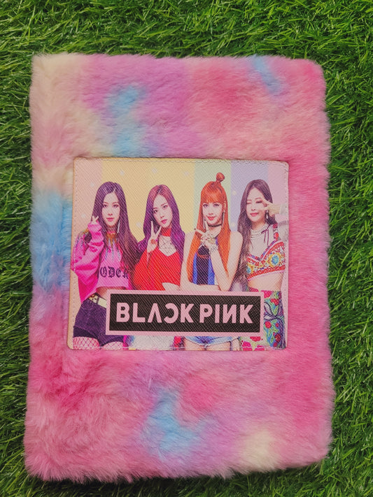 Black Pink Fur Diary