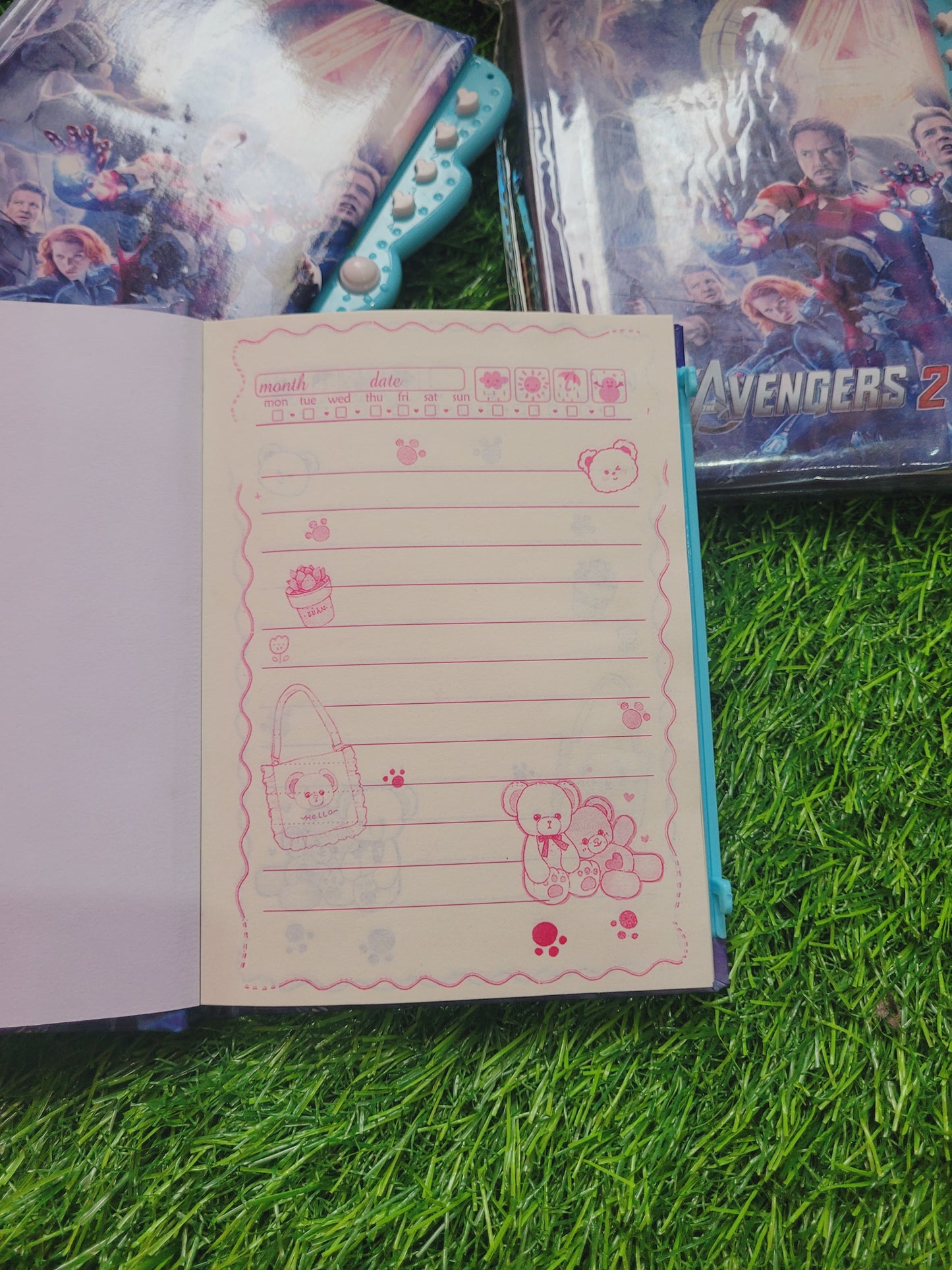 Avenger Lock Diary With Password