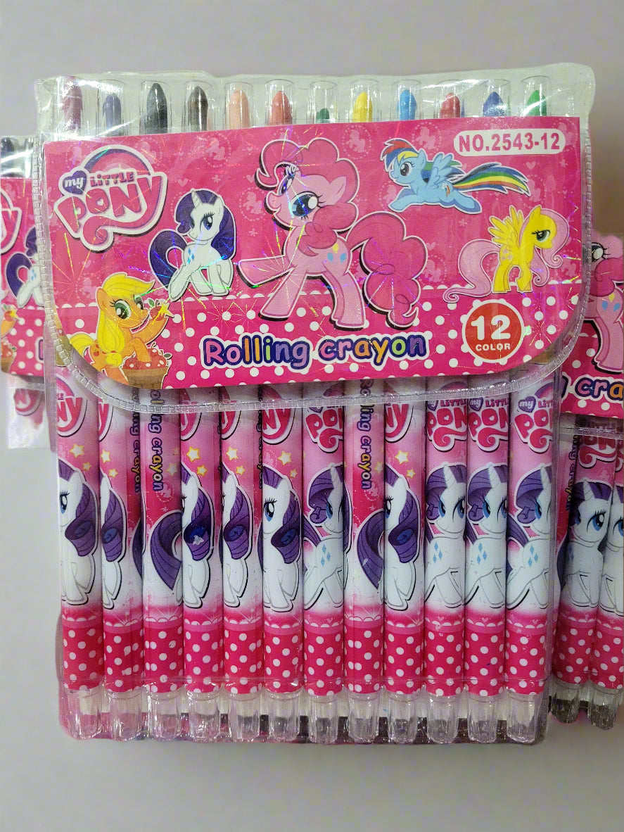 Little Pony Rolling Crayons For Kids