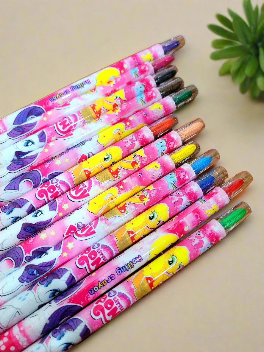 Little Pony Rolling Crayons For Kids